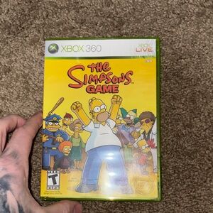 The Simpsons Game for Xbox 360 - Yellow Cover